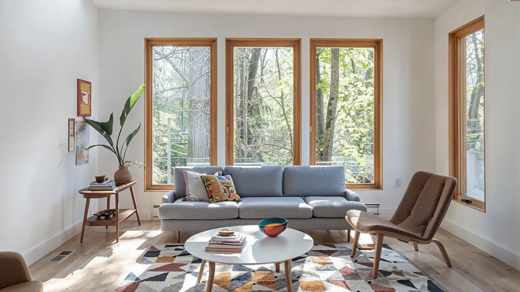 interieur fenetre bois